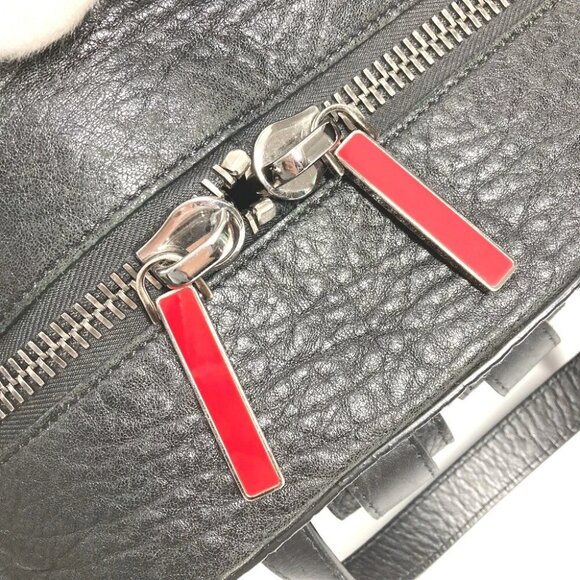 Christian Louboutin logo backpack bag Backpack Leather Black/Red main image 9